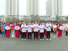 Sôi nổi Ngày chạy Olympic vì sức khỏe toàn dân năm 2026 tại xã Thanh Trì