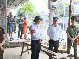 Phúc Thọ thực hiện cưỡng chế kiểm đếm bắt buộc đối với 02 hộ gia đình phục vụ Dự án cải tạo, nâng cấp đường Tỉnh lộ 418 (đoạn Km 3+00 ÷ Km 4+500)