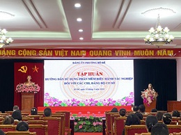 Phường Bồ Đề tổ chức Hội nghị tập huấn hướng dẫn sử dụng Hệ thống thông tin điều hành tác nghiệp cho các chi, đảng bộ cơ sở trực thuộc