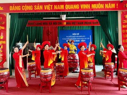 Hội trống Ứng Thiên: Điểm hẹn hấp dẫn chào mừng thành công bầu cử