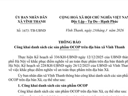 ỦY BAN NHÂN DÂN XÃ VĨNH THANH