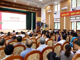 Đảng ủy xã Thư Lâm tổ chức Hội nghị cán bộ chủ chốt thực hiện quy trình công tác cán bộ