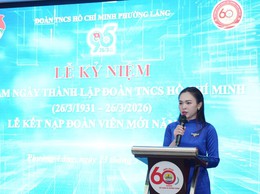 ĐOÀN PHƯỜNG LÁNG TỔ CHỨC LỄ KỶ NIỆM 95 NĂM NGÀY THÀNH LẬP ĐOÀN TNCS HỒ CHÍ MINH VÀ KẾT NẠP ĐOÀN VIÊN MỚI NĂM 2026