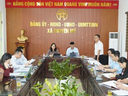 Các Ban HĐND xã thẩm tra các báo cáo, tờ trình, dự thảo Nghị quyết trình Kỳ họp thứ nhất, HĐND xã khóa XXIII, nhiệm kỳ 2026-2031