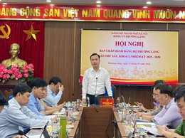 PHƯỜNG LÁNG TỔ CHỨC HỘI NGHỊ LẦN THỨ SÁU BAN CHẤP HÀNH ĐẢNG BỘ KHÓA I, NHIỆM KỲ 2025 – 2030