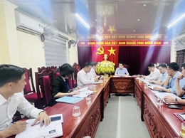 UBND xã tổ chức làm việc về công tác đầu tư công năm 2026