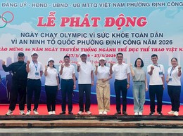 Phường Định Công: Sôi nổi Ngày chạy Olympic Vì sức khỏe toàn dân - Vì an ninh Tổ quốc