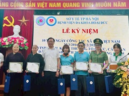 Bệnh viện đa khoa Hoài Đức tổ chức Lễ kỷ niệm 10 năm Ngày thành lập Công tác xã hội Việt Nam (25/3/2016 - 25/3/2026).
