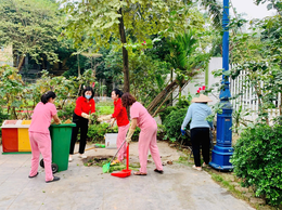 Trường mầm non Yên Sở tăng cường các biện pháp phòng chống dịch bệnh giao mùa xuân, hè cho trẻ