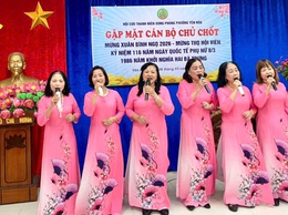 Gặp mặt cán bộ chủ chốt Hội Cựu TNXP phường Yên Hòa, chúc thọ hội viên và kỷ niệm ngày Quốc tế phụ nữ 8/3
