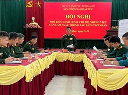 Hoài Đức: Nâng cao năng lực tác chiến qua luyện tập chuyển trạng thái sẵn sàng chiến đấu