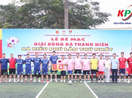 ĐỘI BÓNG CƠ QUAN UBND XÃ KIỀU PHÚ GIAO LƯU BÓNG ĐÁ VỚI ĐỘI BÓNG BÁO CHÍ