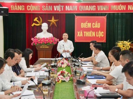 Hội đồng BTHTr, TĐC dự án Cầu Thượng Cát và đường dẫn 2 đầu cầu trên địa bàn xã Thiên Lộc họp triển khai thực hiện nhiệm vụ