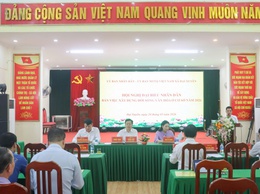 Hội nghị đại biểu nhân dân bàn việc xây dựng đời sống văn hóa ở cơ sở năm 2026