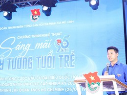 Thắp lửa lý tưởng - Tuổi trẻ Mê Linh tỏa sáng trong đêm nghệ thuật ý nghĩa