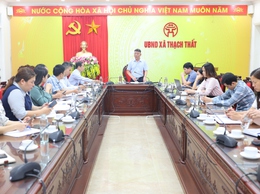 Thạch Thất: Hội nghị nghe báo cáo công tác kiểm kê tài sản công và phương án sử dụng tài sản công trên địa bàn xã