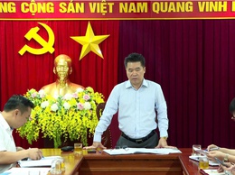 UBND xã tổ chức hội nghị làm việc với Phòng Kinh tế và các chủ đầu tư hạ tầng cụm công nghiệp trên địa bàn