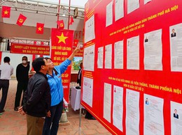 Tiếp tục đẩy mạnh tuyên truyền kết quả cuộc bầu cử tại xã Tiến Thắng