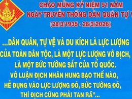 KỶ NIỆM 91 NĂM NGÀY THÀNH LẬP DÂN QUÂN TỰ VỆ VIỆT NAM (28/3/1935 – 28/3/2026)
