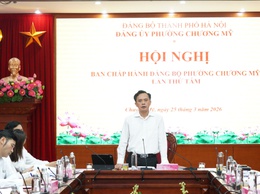 Hội nghị lần thứ tám Ban Chấp hành Đảng bộ phường Chương Mỹ khóa I, nhiệm kỳ 2025 – 2030