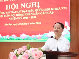 Xã Bất Bạt tổng kết bầu cử, công bố 23 đại biểu HĐND khóa II với tỷ lệ cử tri đi bầu đạt 100%