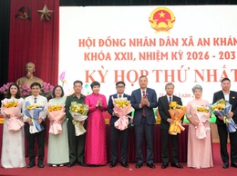 Kỳ họp thứ nhất Hội đồng nhân dân xã An Khánh khóa XXII