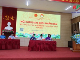 Kiều Phú; Bàn giải pháp xây dựng đời sống văn hóa cơ sở năm 2026, thông qua hội nghị Đại biểu nhân dân