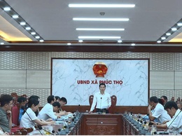 Phúc Thọ: Làm việc với các hộ giết mổ gia súc, gia cầm về việc chấm dứt hoạt động giết mổ nhỏ lẻ trong khu dân cư