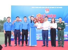 Phú Nghĩa: Sôi nổi Lễ kỷ niệm 95 năm ngày thành lập Đoàn TNCS Hồ Chí Minh