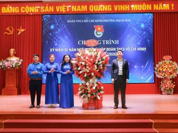 ĐOÀN PHƯỜNG BẠCH MAI TỔ CHỨC CHƯƠNG TRÌNH KỶ NIỆM 95 NĂM NGÀY THÀNH LẬP ĐOÀN TNCS HỒ CHÍ MINH