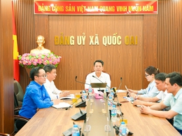 Ban Chỉ đạo thực hiện Quy chế dân chủ ở cơ sở xã Quốc Oai giao ban công tác quý I năm 2026