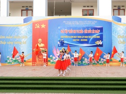 TRƯỜNG TIỂU HỌC THƯ LÂM SÔI NỔI NGÀY HỘI
“THIẾU NHI VUI KHỎE – TIẾN BƯỚC LÊN ĐOÀN”
