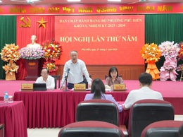 Ban Chấp hành Đảng bộ phường Phú Diễn tổ chức Hội nghị lần thứ 5 nhiệm kỳ 2025-2030
