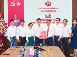 Quốc Oai công bố quyết định thành lập và ra mắt Chi bộ Công ty TNHH Đồng Tiến Thành Thủ Đô