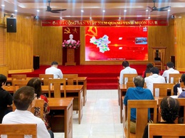 Phường Thanh Liệt: Dự hội nghị trực tuyến tổng kết công tác bầu cử đại biểu Quốc hội khóa XVI và đại biểu HĐND các cấp