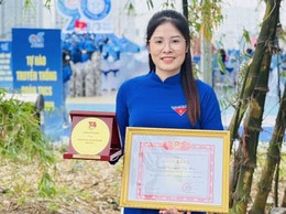 Bí thư Chi đoàn trường THCS Thanh Văn Nguyễn Thị Mai đạt danh hiệu Cán bộ đoàn Thủ đô tiêu biểu năm 2026.