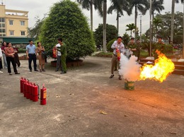 Chương trình truyền thông và tập huấn nghiệp vụ về công tác phòng cháy, chữa cháy