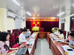 Hội nghị thẩm tra các nội dung lĩnh vực kinh tế - ngân sách trước kỳ họp thứ nhất HĐND xã khóa XXIV