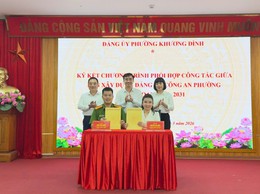 Khương Đình: Phát động 2 Cuộc thi và ký kết các Chương trình phối hợp công tác năm 2026