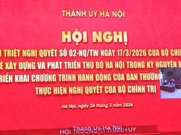 Hội nghị quán triệt Nghị quyết 02-NQ/TW và Chương trình hành động của Ban Thường vụ Thành ủy