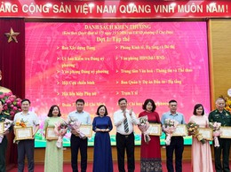 Phường Ô Chợ Dừa: Công tác bầu cử bảo đảm đúng quy trình, an toàn và nghiêm túc