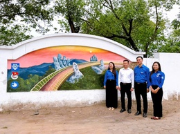 Đoàn phường Thanh Liệt: Khánh thành công trình tranh tường bích hoạ