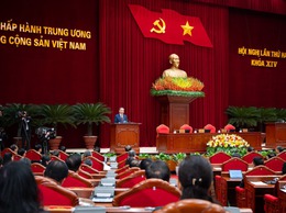 BẾ MẠC TRỌNG THỂ HỘI NGHỊ LẦN THỨ HAI, BAN CHẤP HÀNH TRUNG ƯƠNG ĐẢNG KHÓA XIV