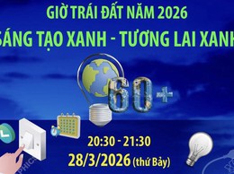 Phường Dương Nội hưởng ứng chiến dịch Giờ trái đất năm 2026