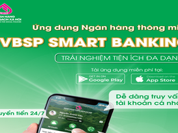 NHIỀU TIỆN ÍCH MỚI TRÊN ỨNG DỤNG VBSP SMARTBANKING