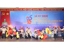 Đoàn thanh niên phường Chương Mỹ tổ chức Lễ kỷ niệm 95 năm Ngày thành lập Đoàn TNCS Hồ Chí Minh