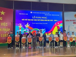 Phường Tây Hồ khai mạc Giải thể thao học sinh phổ thông năm học 2025 – 2026