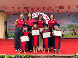 Trường Mầm non Đồng Phú tổ chức chương trình “Liên hoan Bé khỏe, Bé ngoan