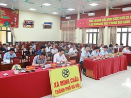 Xã Minh Châu tham gia học tập, quán triệt Nghị quyết về phát triển Thủ đô trong kỷ nguyên mới