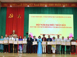 Xuân Đỉnh: Đồng thuận cao thông qua Nghị quyết xây dựng đời sống văn hóa năm 2026